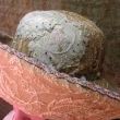 Silk embroidered detail of Bumper Hat