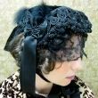 Victorian Mourning Hat ca. 1861 The death of Prince Albert was such a grievous occasion for Queen Victoria, that she continued to wear her mourning clothes until her death.